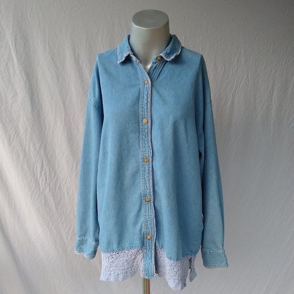 Clifford & Wills Denim Button Down - Picture 1 of 3
